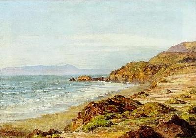 Henry Otto Wix Coastal Scene Germany oil painting art